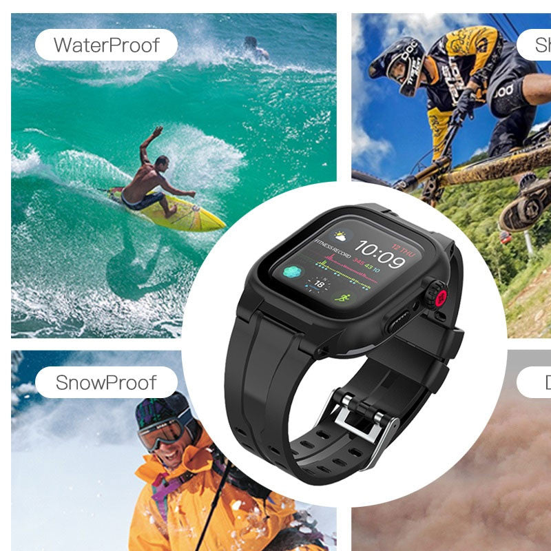 Krakatoo WaterProof Case Apple Watch 38mm - Black