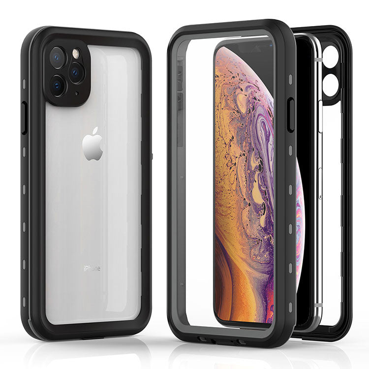 Krakatoo Dot WaterProof Case iPhone 11 Pro Max - Black/Clear