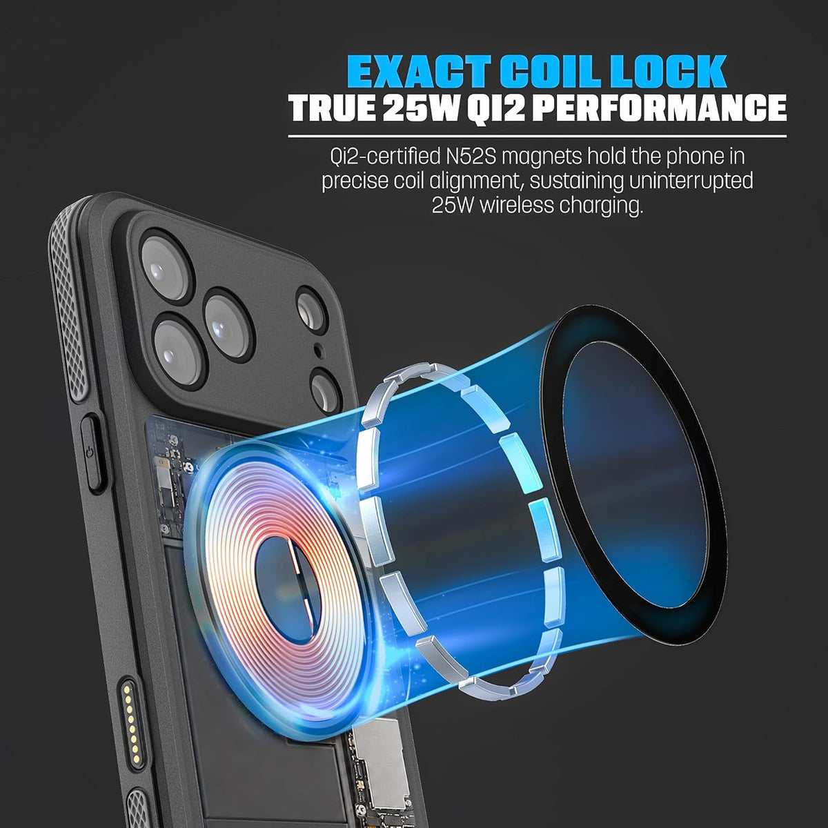 Encased Waterproof with Magnetic Kickstand Case iPhone 18 Pro - Black