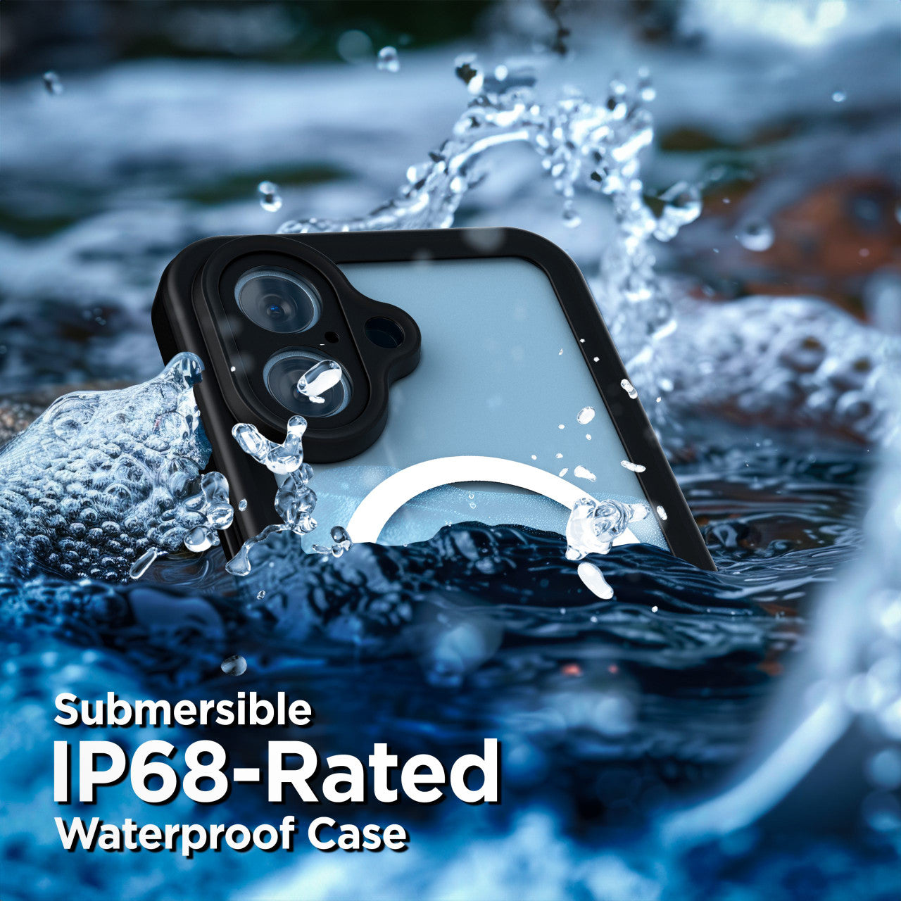 Encased Waterproof Case iPhone 16 Plus - Clear