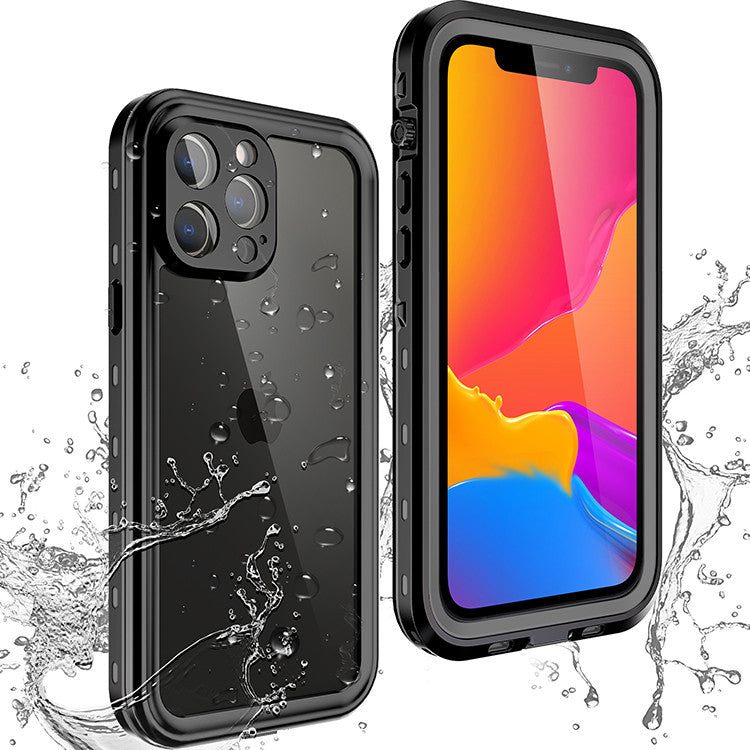 Krakatoo Dot WaterProof Case iPhone 13 Pro Max - Black/Clear