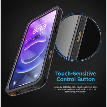 Encased Titan Waterproof Case iPhone 17 - Black/Clear