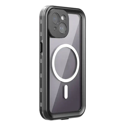 Krakatoo Dot WaterProof Case iPhone 15 - Black/Clear