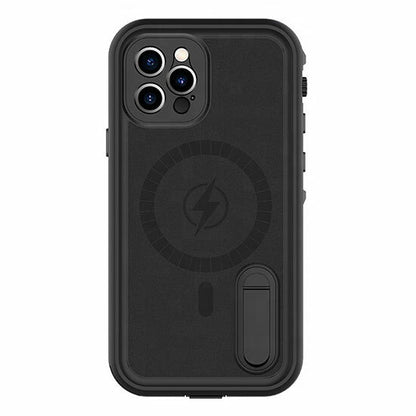 Krakatoo MagStand WaterProof Case iPhone 12 Pro - Stealth Black