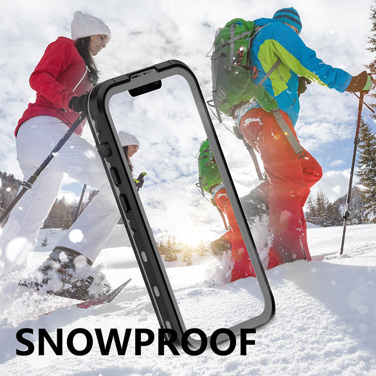 Krakatoo Dot WaterProof Case iPhone 14 - Black/Clear