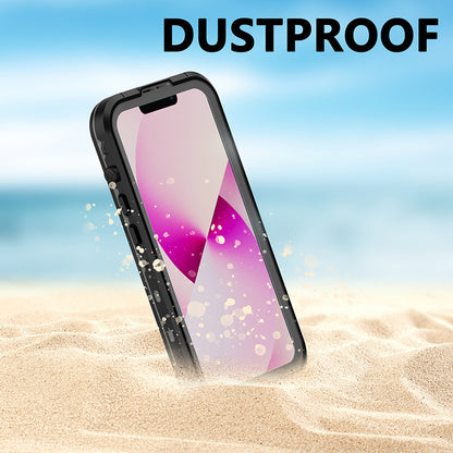 Krakatoo Dot WaterProof Case iPhone 14 - Black/Clear