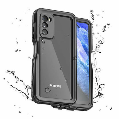 Krakatoo Classic Waterproof Case Samsung Galaxy A02s - Black/Clear