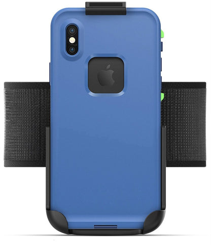 Encased LifeProof Armband for Lifeproof FRE iPhone X/Xs (case not included) - Fully Adjustable Lightweight Gym Sports Band, Fits all arm sizes XS-XXL