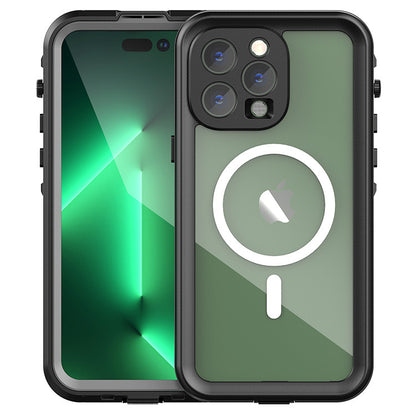 Krakatoo Dot WaterProof Case iPhone 14 Pro Max - Black/Clear