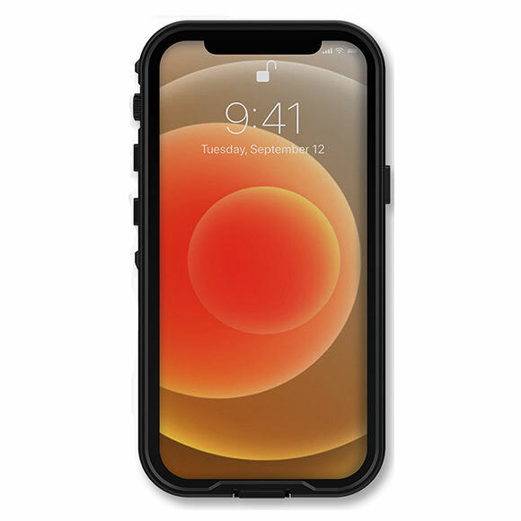 Krakatoo Dot WaterProof Case iPhone 12 - Black/Clear