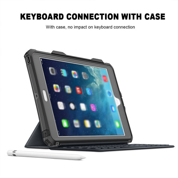 Krakatoo WaterProof Case iPad 10.2" 7th/8th/9th Gen - Black/Grey