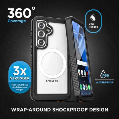 Encased Waterproof Case Samsung Galaxy S25+ Plus - Black