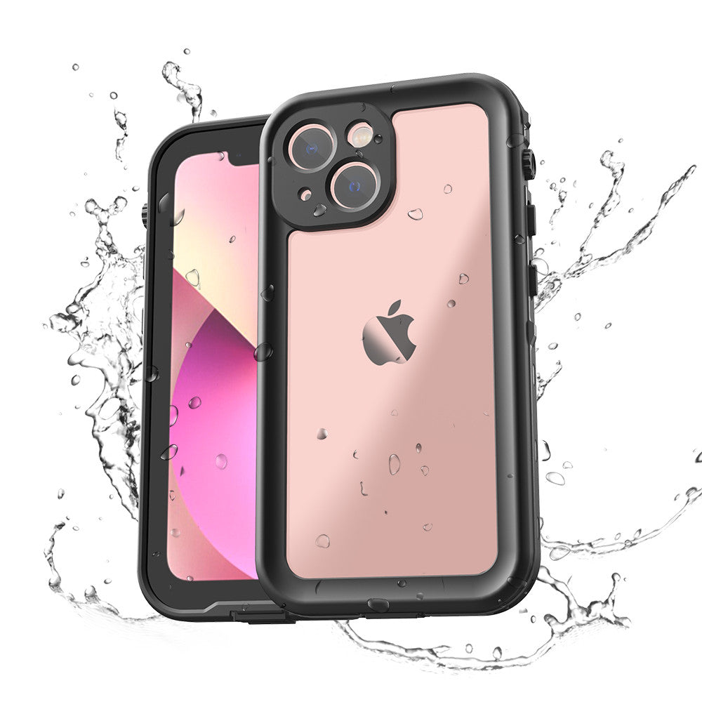 Krakatoo Dot WaterProof Case iPhone 13 Mini  - Black/Clear