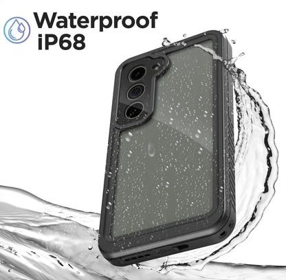 Encased Waterproof Case Samsung Galaxy S23+ Plus with Belt Clip Holster - Black