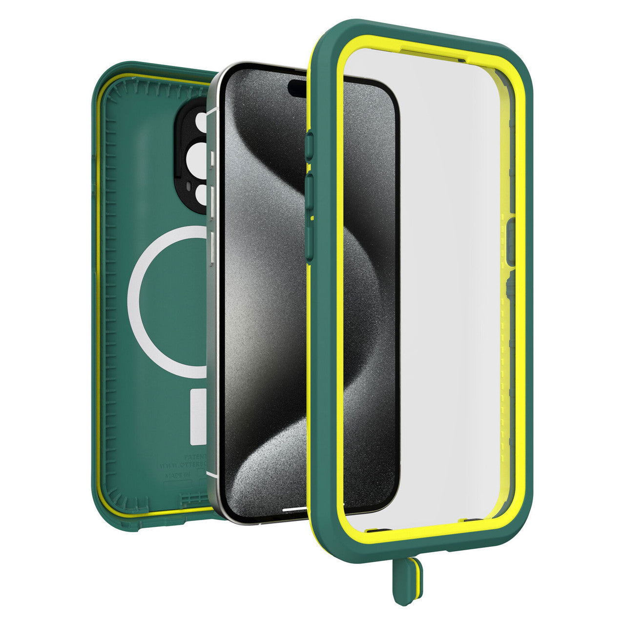 LifeProof OtterBox FRE MagSafe Case iPhone 15 Pro - Pine Green