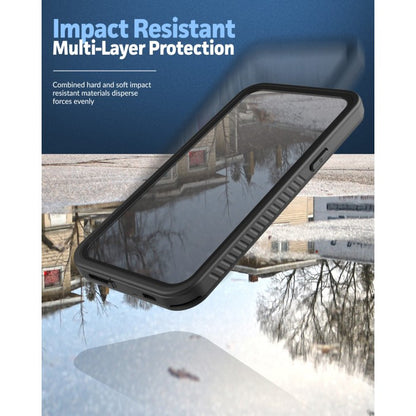 Encased Waterproof Case iPhone 14 Pro Max with Belt Clip Holster - Black