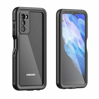 Krakatoo Classic Waterproof Case Samsung Galaxy A01 - Black/Clear