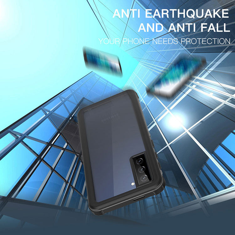 Krakatoo Dot WaterProof Case Samsung Galaxy S21+ Plus - Black/Clear