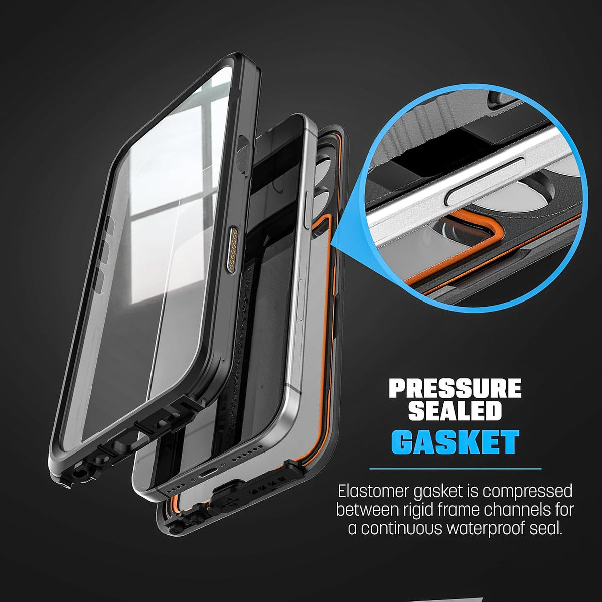 Encased Titan Waterproof Case iPhone 18 Pro Max - Clear