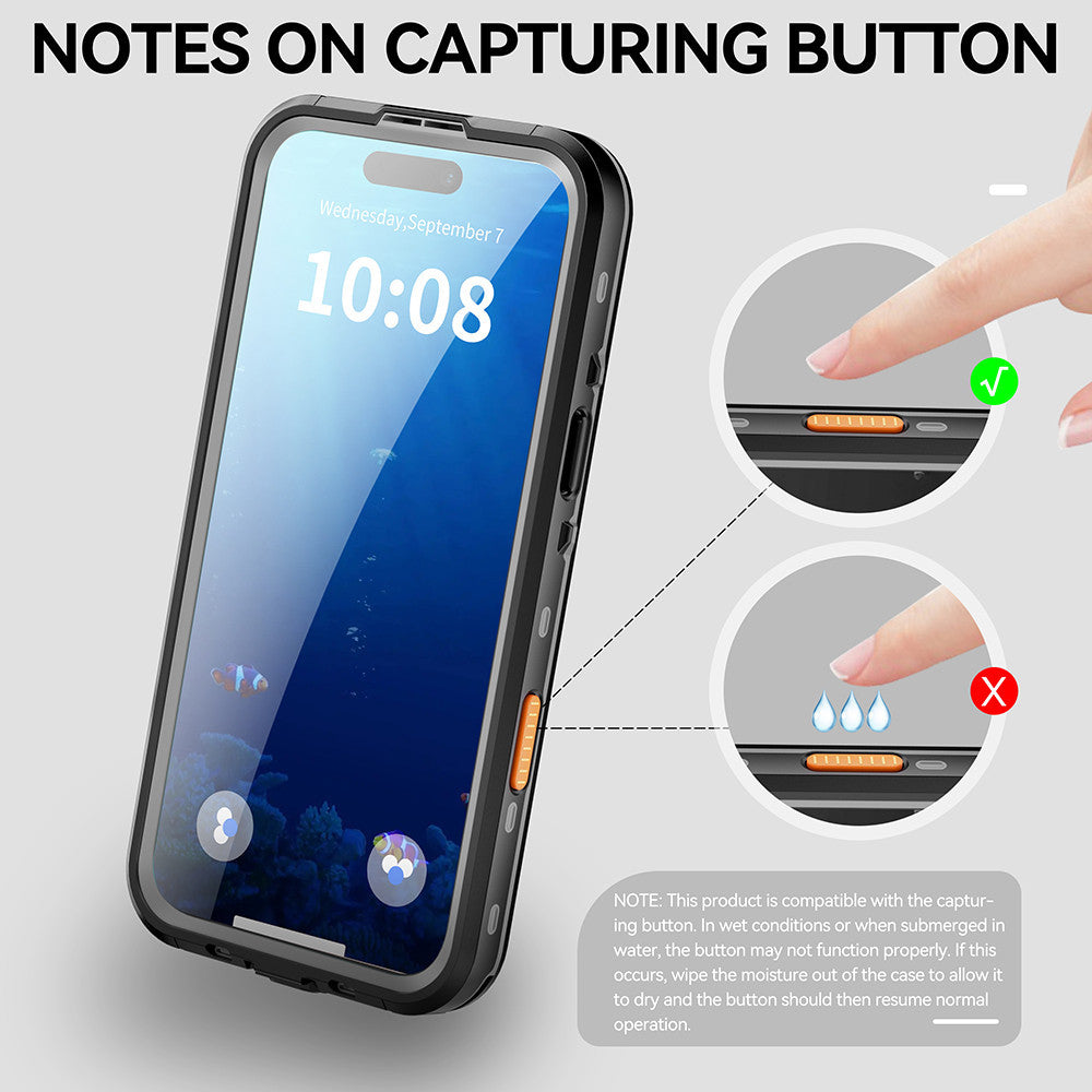 Krakatoo Dot WaterProof Case iPhone 17 Pro Max - Black