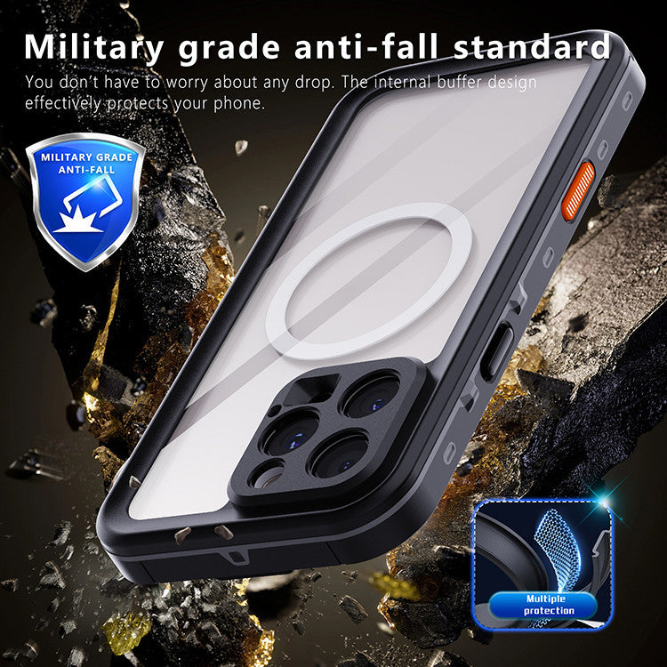 Krakatoo Dot WaterProof Case iPhone 16 Pro Max - Black