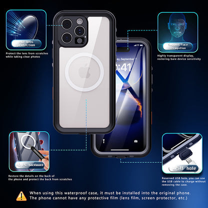 Krakatoo Dot WaterProof Case iPhone 16 Pro Max - Black