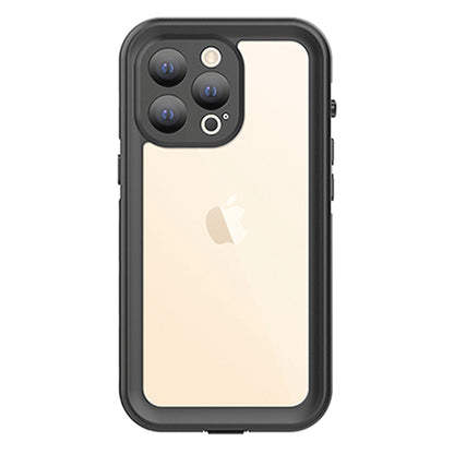 Krakatoo Classic WaterProof Case iPhone 13 Pro - Black/Clear