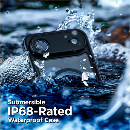Encased Titan Waterproof Case iPhone 17 Air - Black/Clear