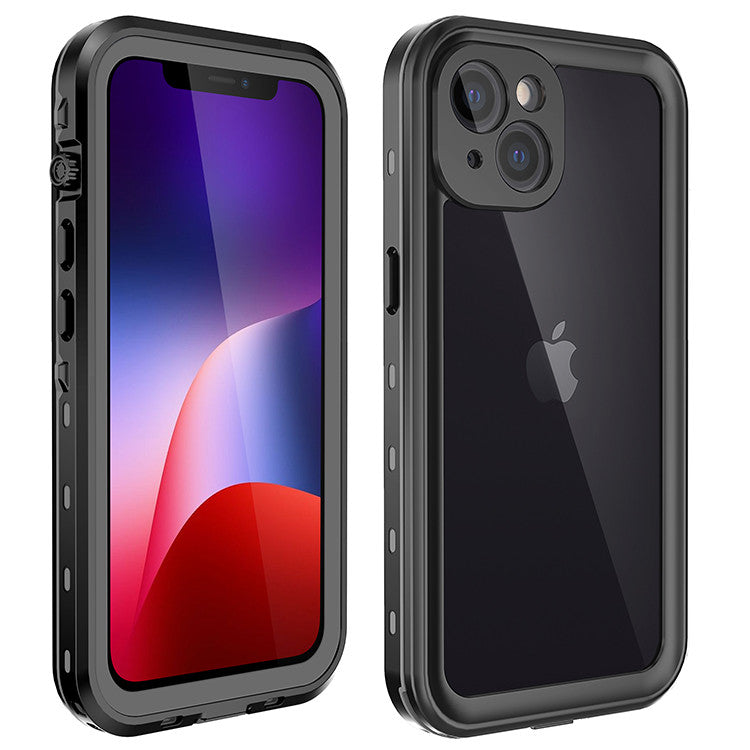 Krakatoo Dot WaterProof Case iPhone 13 - Black/Clear