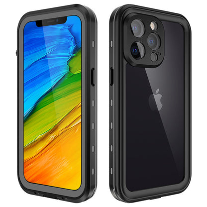 Krakatoo Dot WaterProof Case iPhone 13 Pro - Black/Clear